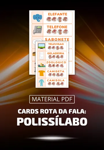 Cards Rota da Fala: Polissílabo