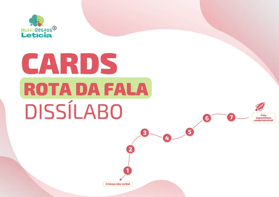 Capa do PDF Cards Rota da fala Dissílabo