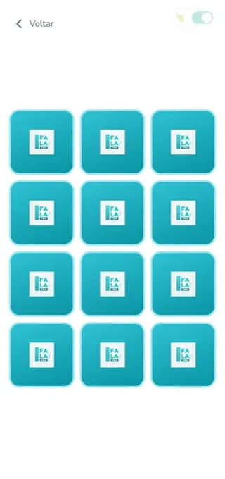 Jogo da memória no app
