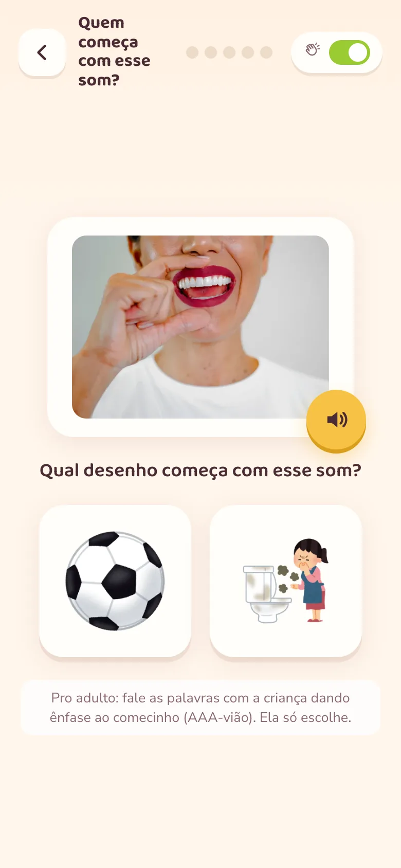 Jogo: qual figura começa com o som